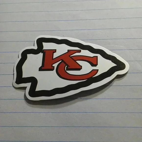 KC CHIEFS vintage waterproof sticker...nwt..we bundle..enjoy - Picture 1 of 2